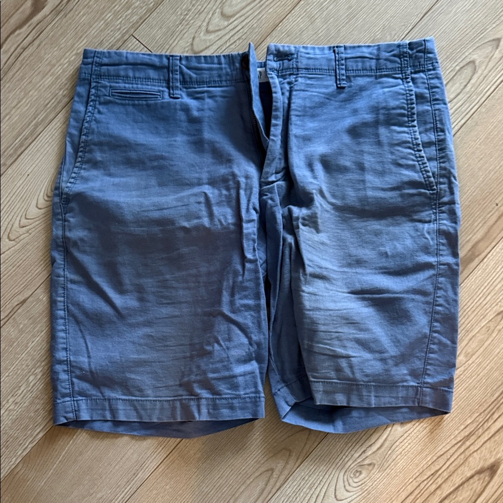 GAP Men's Slate Blue Flat Front Shorts